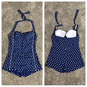 Seafolly Maillot Boyleg One Piece Swimsuit from Anthropologie Size Aus 16/US 12